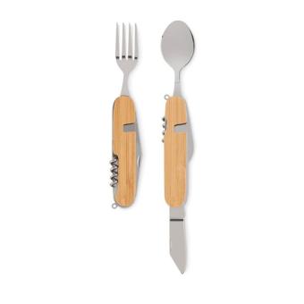 SUBETE Multifunction cutlery set Timber