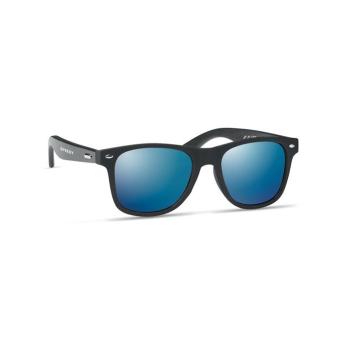 RHODOS Sunglasses with bamboo arms Aztec blue