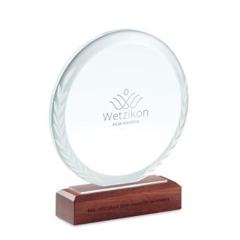 KEEN Round award plaque Brown
