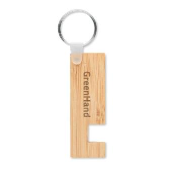 GANKEY Bamboo stand and key ring Timber