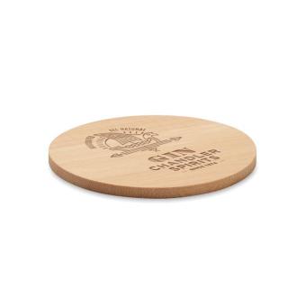 BAYIN Bamboo round coaster Timber