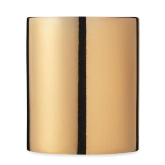HOLLY Keramikbecher metallic 300 ml Goldgelb