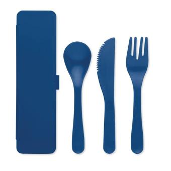 RIGATA Cutlery set  PP Aztec blue
