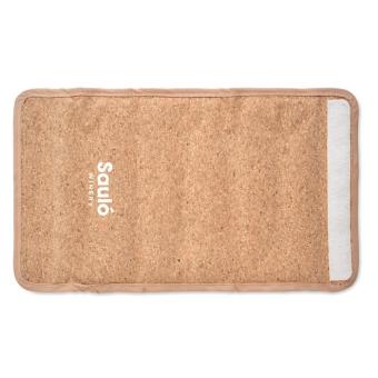 SARRET Soft wine cooler in cork wrap Fawn