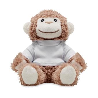 LENNY Teddy monkey plush White