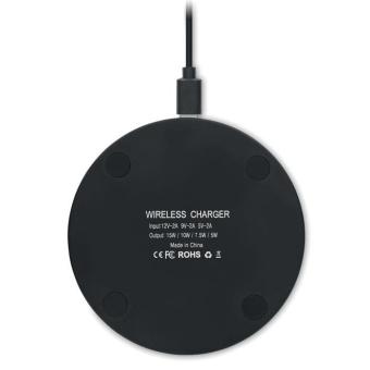 RESS Glass wireless 10W charger Black