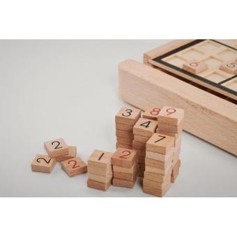Wooden sudoku board game Timber