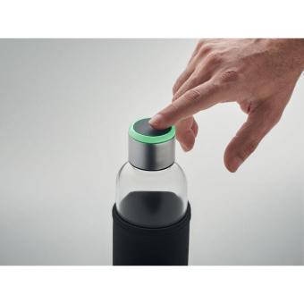 Glass bottle sensor reminder Black