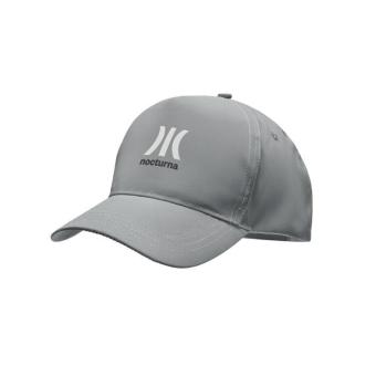 RAYS Baseball Kappe 5 Panels Silber matt