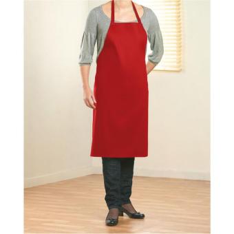 KITAB Kitchen apron in cotton Red