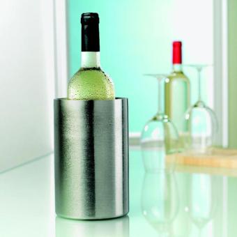 COOLIO Stainless steel bottle cooler Flat silver