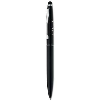 QUIM Twist type pen w stylus top Black