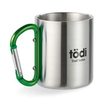 TRUMBO Metal mug & carabiner handle Green
