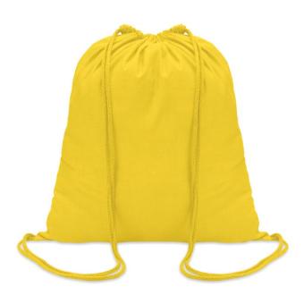 COLORED 100gr/m² cotton drawstring bag 