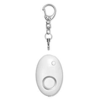 ALARMY Personal alarm with key ring White
