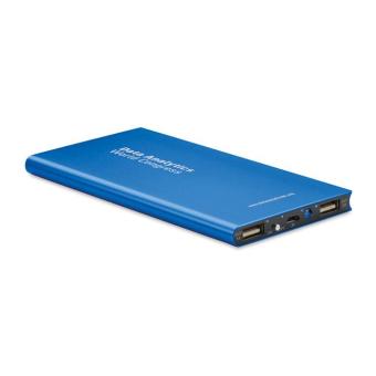 POWERFLAT8 Powerbank 8000 mAh Königsblau