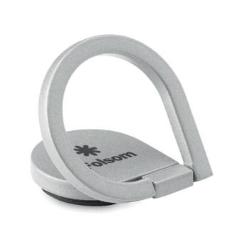 DROP RING Phone holder-stand ring Silver