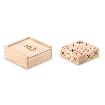 TIC TAC TOE Tic-Tac-Toe Spiel Holz