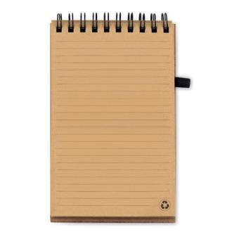 SONORACORK DIN A6 Notizbuch mit Kork Schwarz