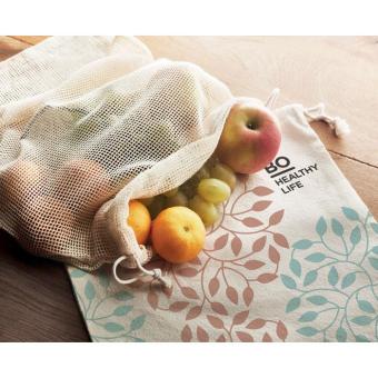 VEGGIE 140gr/m²cotton food bag Fawn