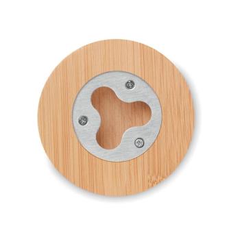 DAKAI Bamboo bottle opener/ coaster Timber