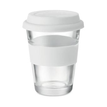 ASTOGLASS Glas Becher 350 ml Weiß