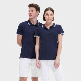 PASADENA WOMEN POLO 200, French navy, white French navy, white | L