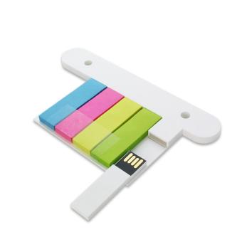 USB Stick Organizer ECO aus RPET Weiß | 128 MB