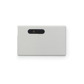 USB Stick Karte Elegance Flat silver | 128 MB