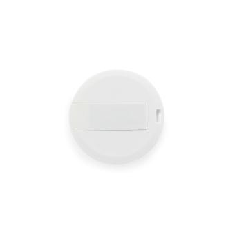 USB Stick Fotokarte Round Weiß | 128 MB