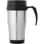 Sanibel 400 ml insulated mug Silver/black