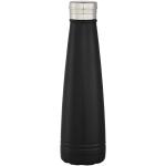 Duke 500 ml copper vacuum insulated water bottle Black