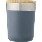 Lagan 330 ml Kupfer-Vakuum Isolierbecher mit Bambusdeckel Himmelblau