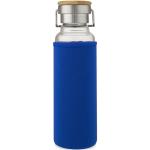 Thor 660 ml glass bottle with neoprene sleeve Aztec blue