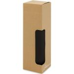 Lumi 300 ml ceramic tumbler with bamboo lid Black