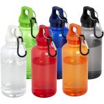 Oregon 400 ml RCS-zertifizierte Trinkflasche aus recyceltem Kunststoff mit Karabiner Weiß