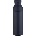 Illuminate 650 ml RCS recycled double wall stainless steel water bottle with 3-piece lid set Navy