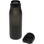 SMART 500 ml RCS recycled stainless steel double wall vacuum insulated tumbler Black