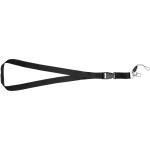 Sagan Lanyard mit abnehmbarer Schnalle und Handyband Schwarz