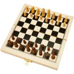 King wooden chess set Nature