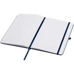 Teak A5 Hardcover Notizbuch, liniert, aus recyceltem Material Navy