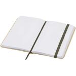 Reed A6 Hardcover Notizbuch, blanko, aus recyceltem Material Waldgrün