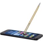 Ore aluminium ballpoint pen with stylus (blue ink) Champagne