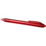 Vancouver recycled PET ballpoint pen Transparent red