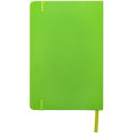 Spectrum A5 hard cover notebook Lime green