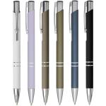 Moneta soft touch ballpoint pen (black ink) Lilac