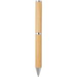 Apolys bamboo ballpoint and rollerball pen gift set Nature