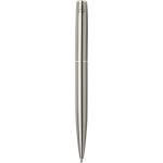 Didimis recycled stainless steel ballpoint and rollerball pen set (black ink) Silver