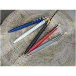 Nooshin Kugelschreiber aus recyceltem Aluminium (blaue Mine) Grau