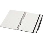 Thalaasa A5 Hardcover Notizbuch mit Kugelschreiber (schwarze Mine) Schwarz